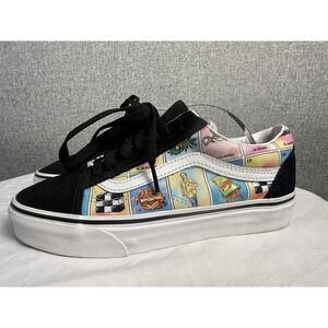 Vans Old Skool Loteria La‎ Calavera Multicolor Low Lace Up Shoe Women 6.5 Men 5